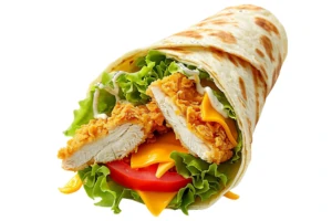 Crispy-Chicken-Honey-Mustard Wrap-Image
