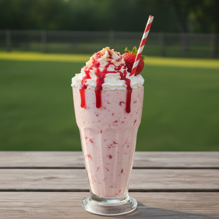 Strawberry-Cheesecake-Milkshake