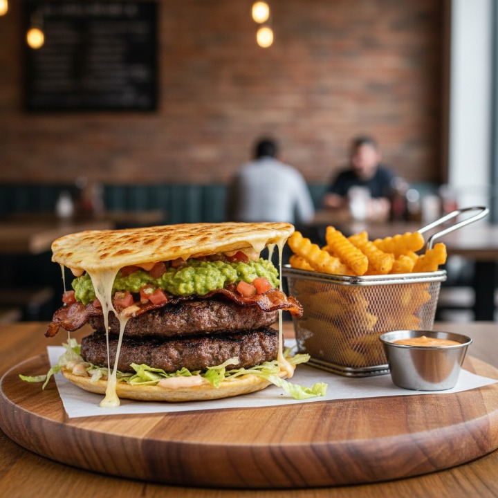 Quesadilla-Burger-Fusion